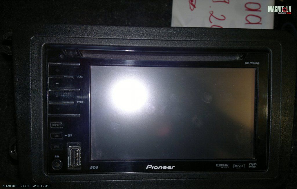 Pioneer AVH-P3100DVD: инструкция