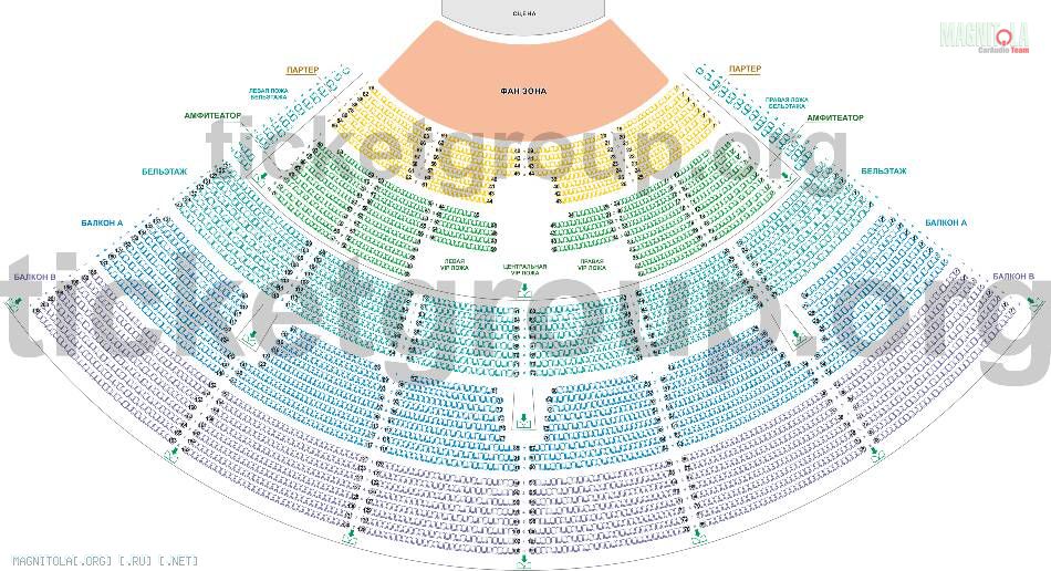 Схема зала крокус сити холл схема зала с местами