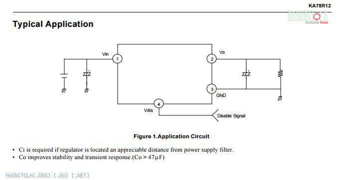 схема подключения ka78r12 circuit | Каталог принципиальных электрических схем, диаграммы, статьи