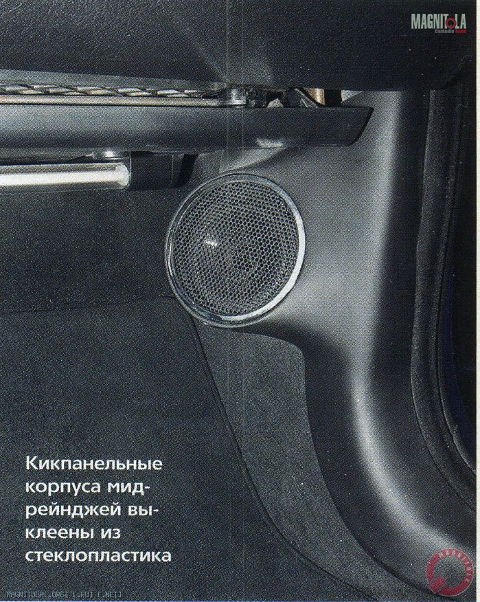 Кикпанельные корпуса мидрейнджей выклеены из стеклопластика