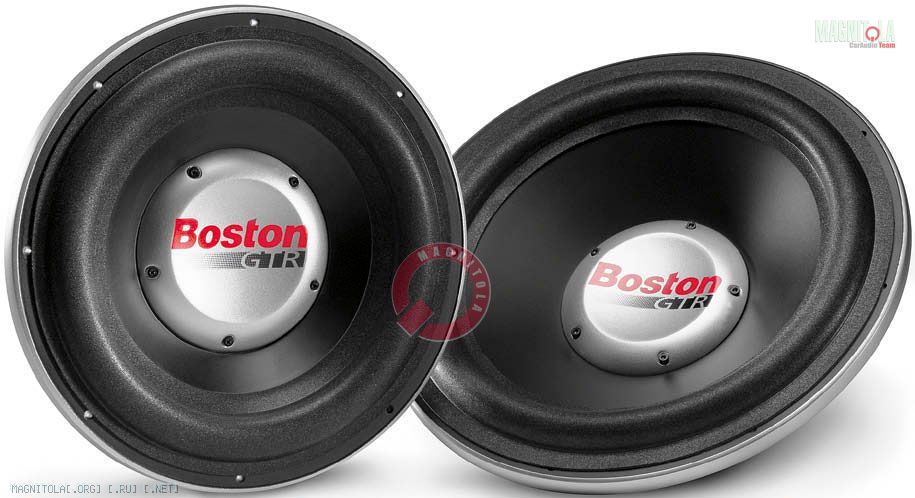 Готовые пассивные излучатели серии GTR: компонент,
встречающийся в нашей отрасли только под маркой Boston