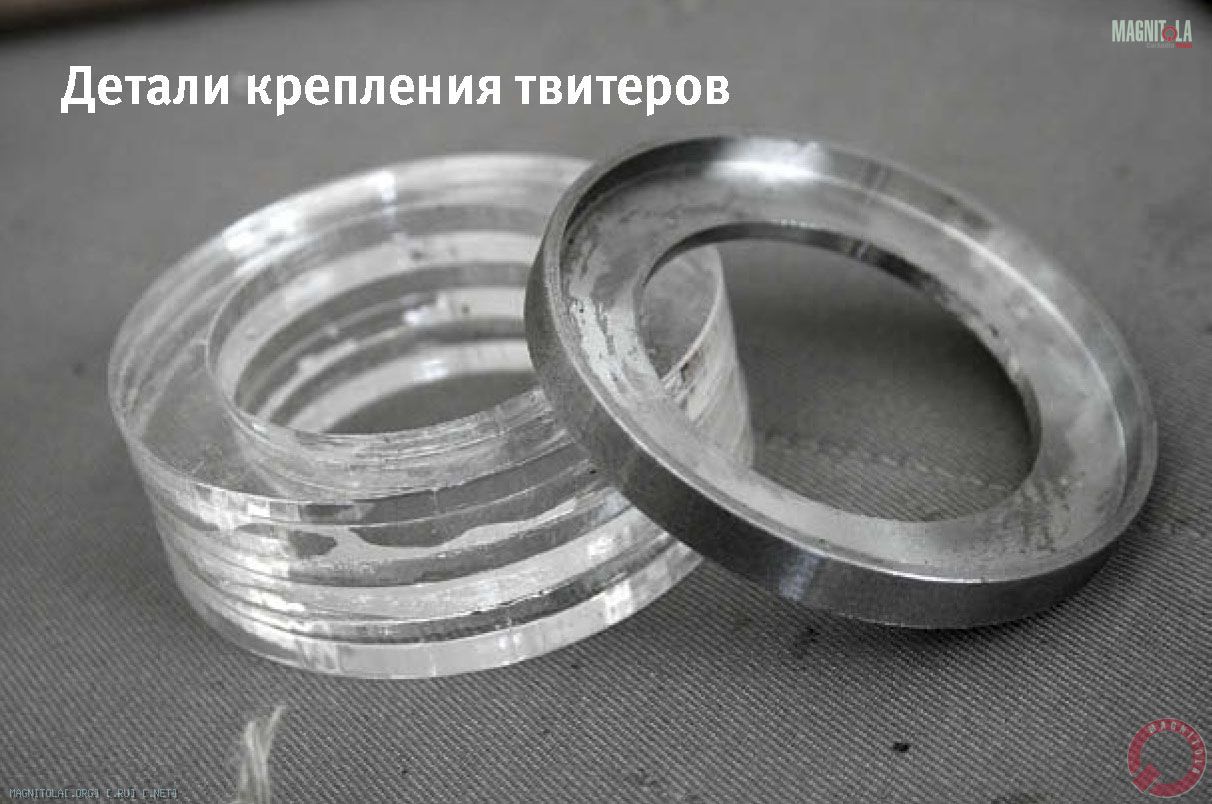 Детали крепления твитеров