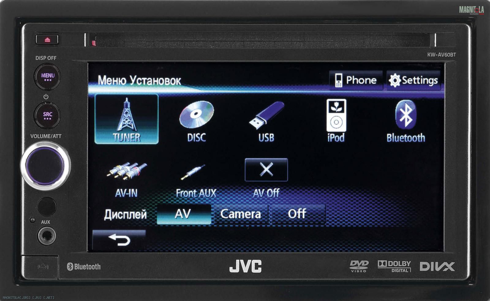 Хроники Магнитолы - Мультимедийное головное устройство JVC KW-AV60BT.  Одноклассники