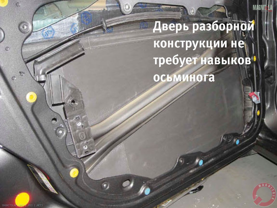 Дверь разборной конструкции не требует навыков осьминога