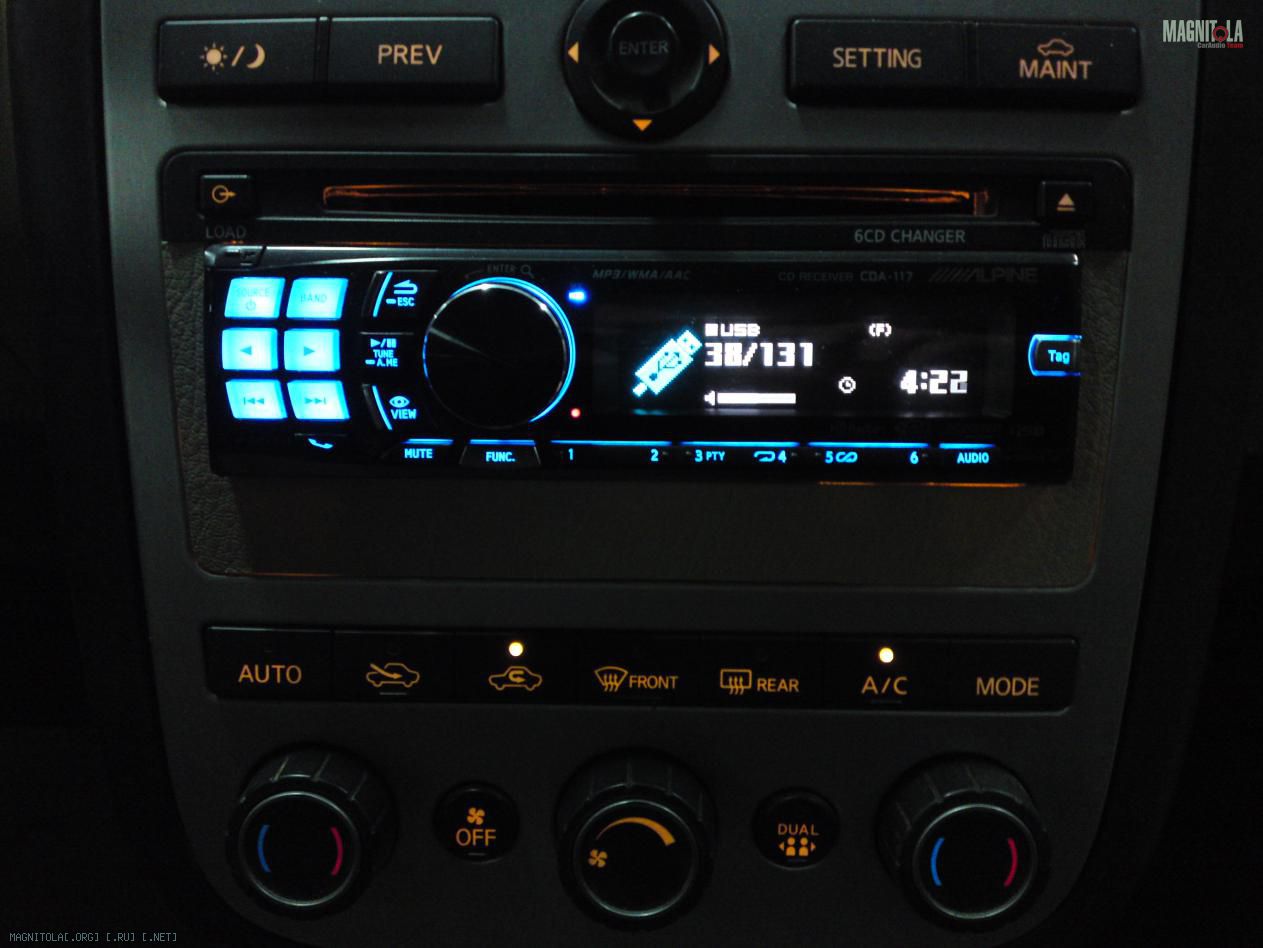 Как снять магнитолу мурано z51 Nissan Murano (984mo)